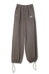 LOGO WASHED SWEAT LINE PANTS -BROWN- *Last1